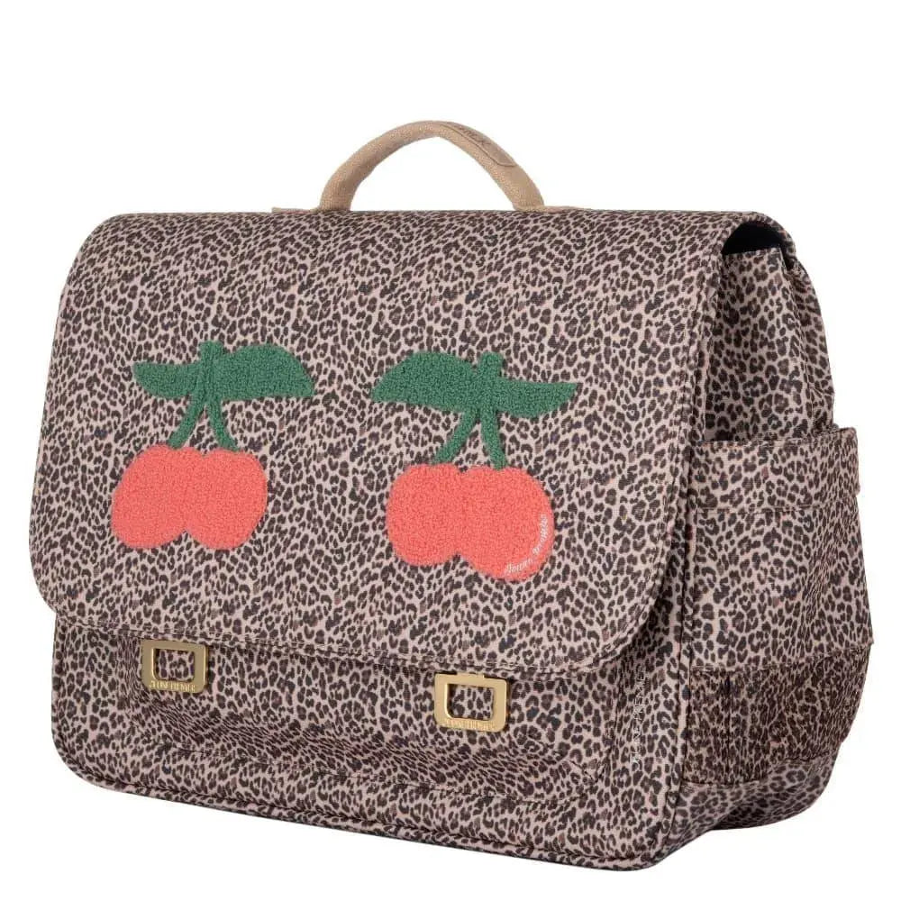 Cartable Jeune Premier Leopard Cherry 38 cm - Melisac