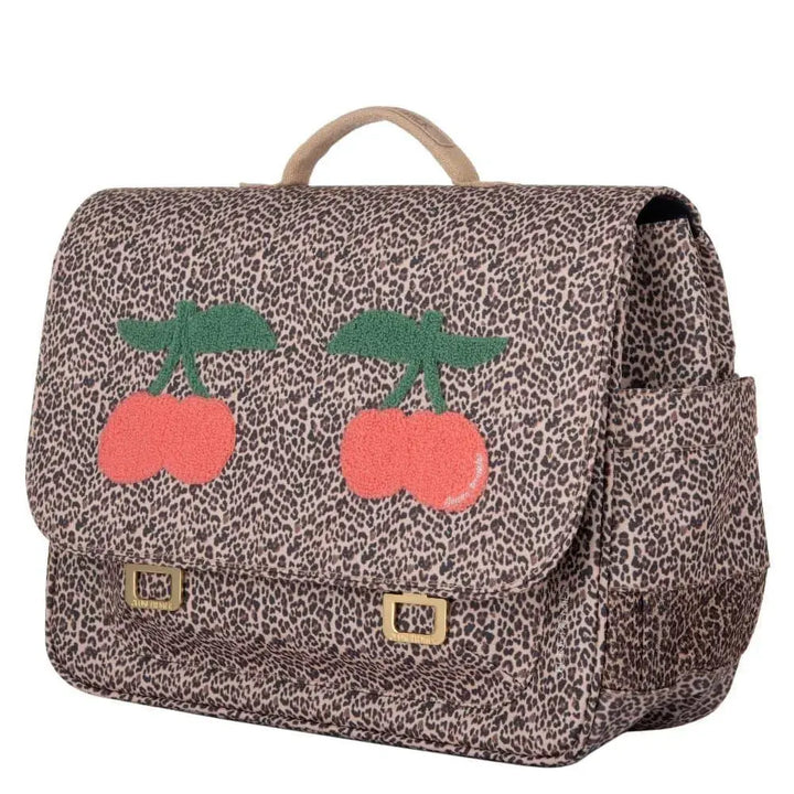 Cartable Jeune Premier Leopard Cherry 38 cm - Melisac