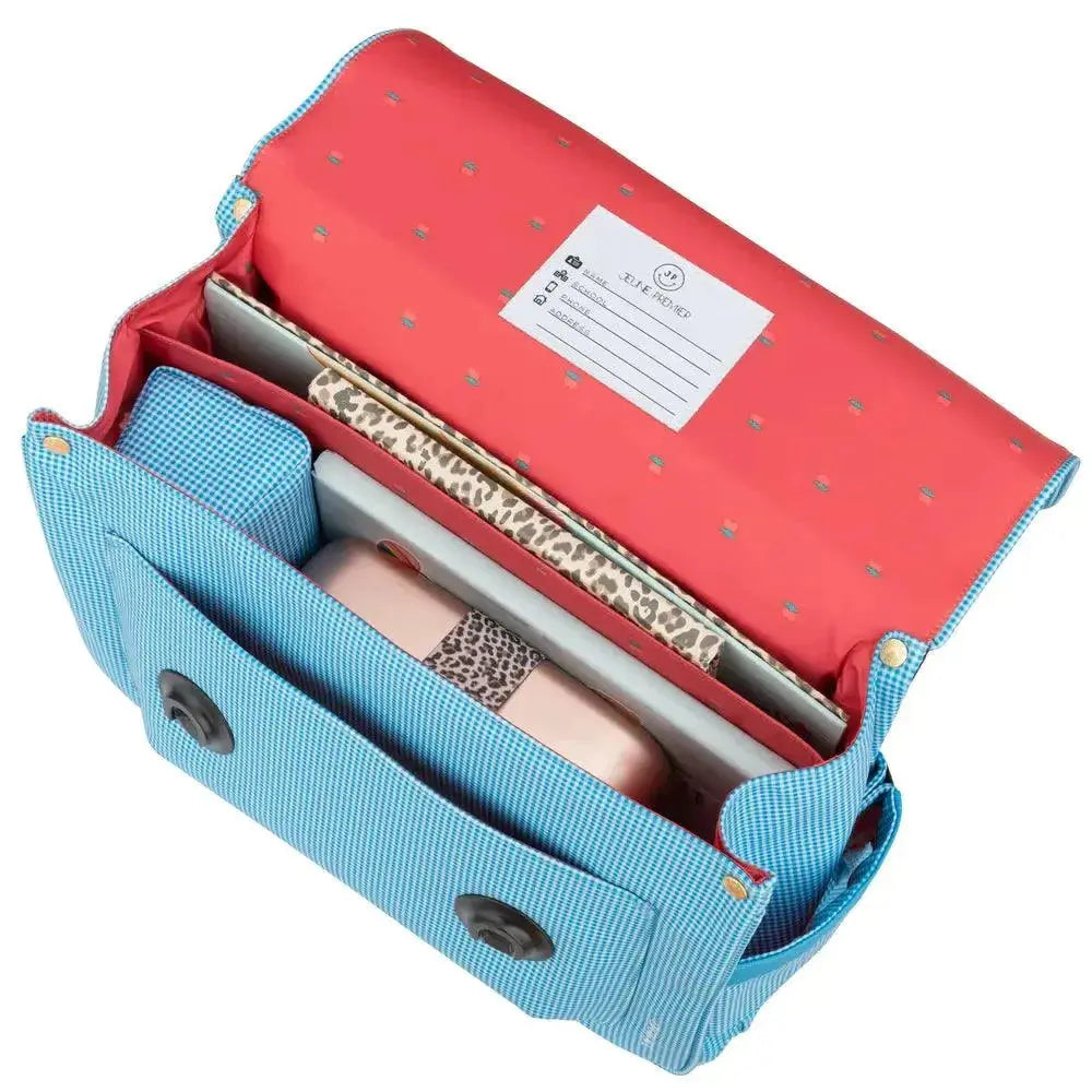 Cartable Jeune Premier Vichy Love Blue - Melisac