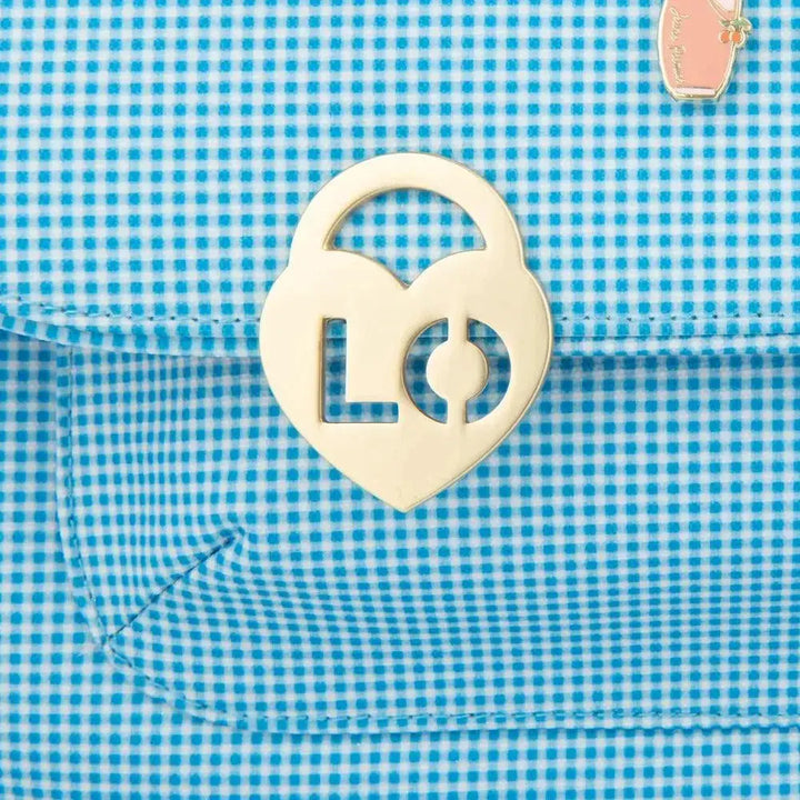Cartable Jeune Premier Vichy Love Blue - Melisac