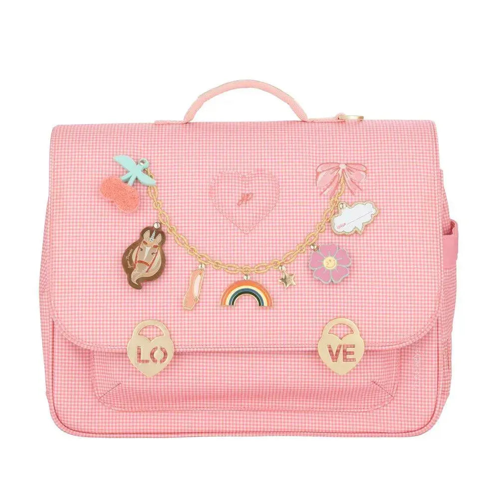 Cartable Jeune Premier Vichy Love Pink - Melisac