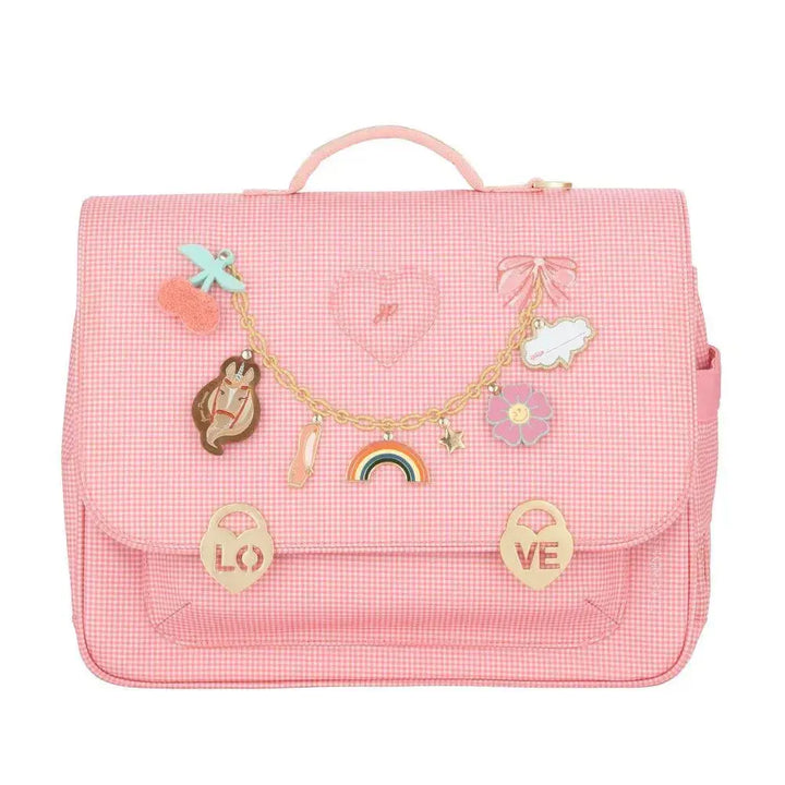 Cartable Jeune Premier Vichy Love Pink - Melisac