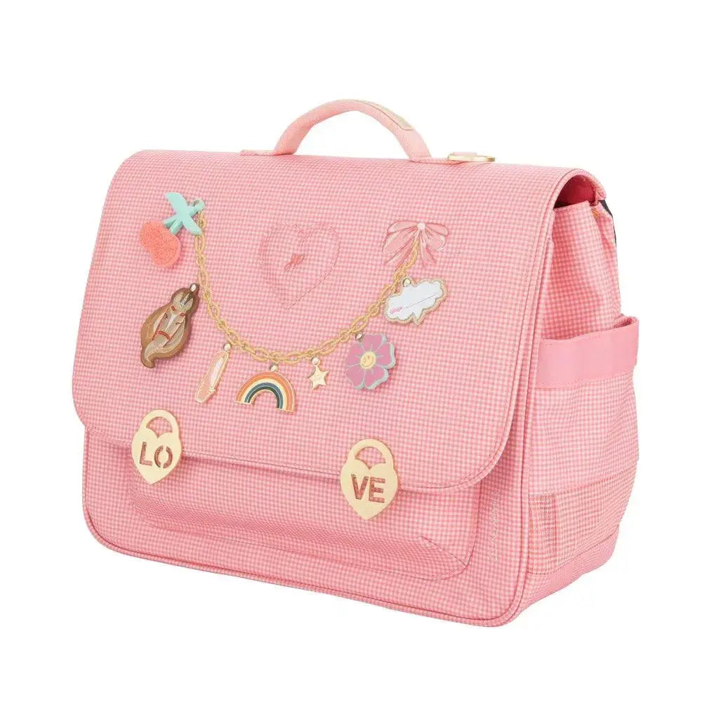 Cartable Jeune Premier Vichy Love Pink - Melisac