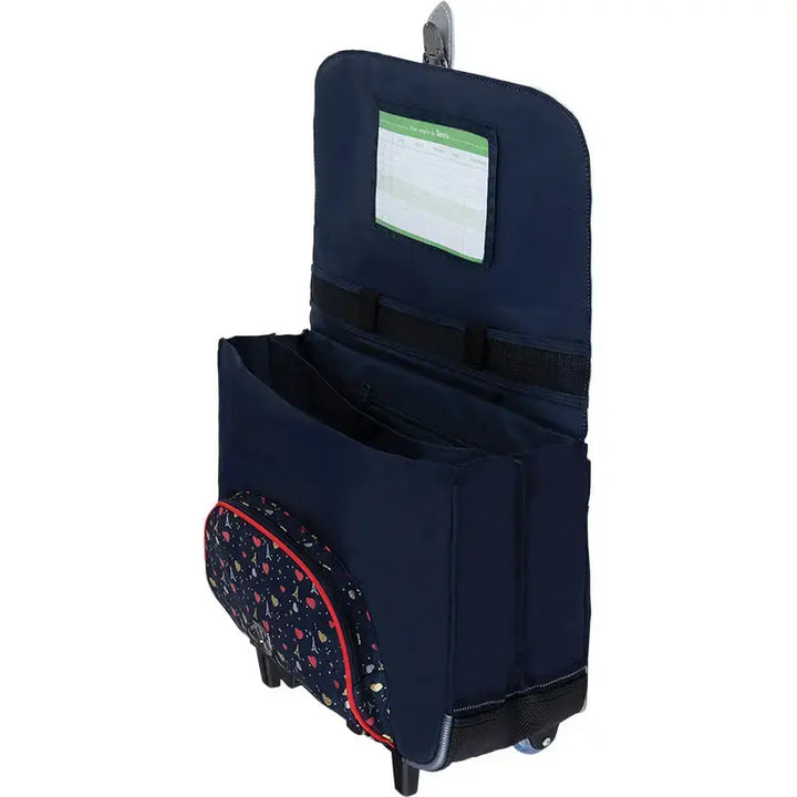 Cartable roulettes Tann's "Emilie" 38cm - Melisac