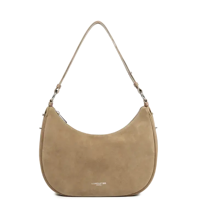 Grand Sac Besace Lancaster Suède 480-082 : Cuir Velours Lancaster