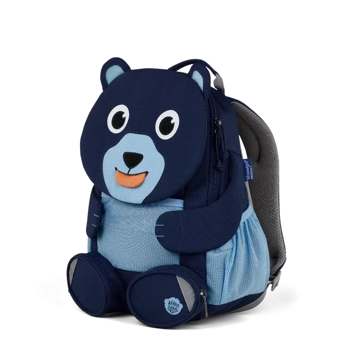 Grand Sac à Dos Affenzahn Ours Bleu Affenzahn