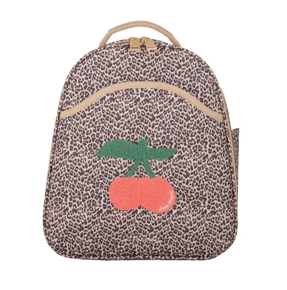 Mini Sac à Dos Jeune Premier Leopard Cherry - Melisac
