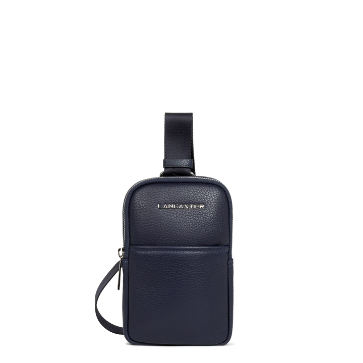 Pochette Smartphone en cuir bleu Lancaster pour Hommes