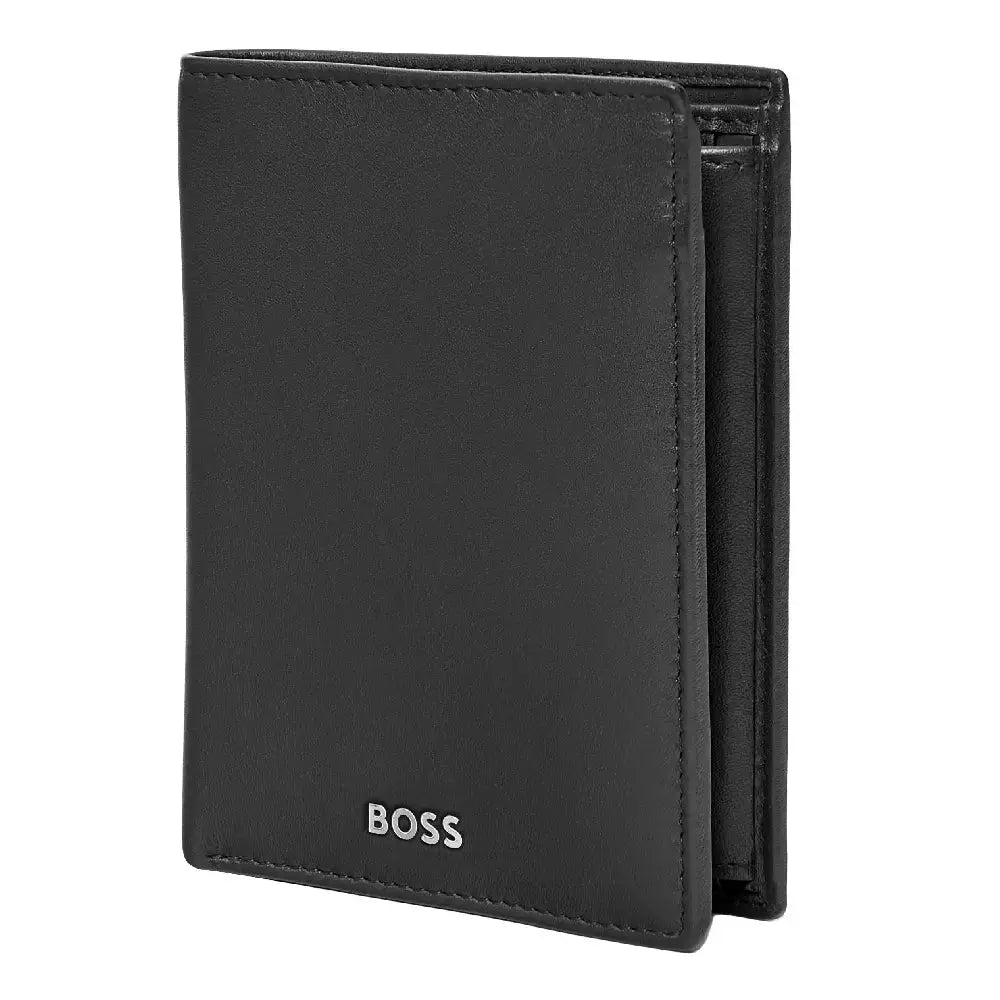 Portefeuille Hugo Boss Classic en cuir noir - Melisac