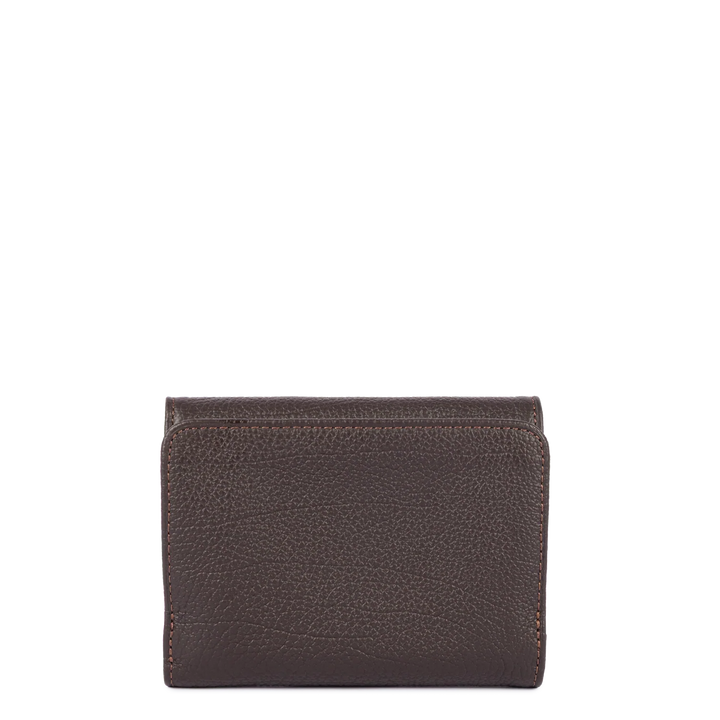 Portefeuille marron en cuir Lancaster Dune 129-26 pour femmes