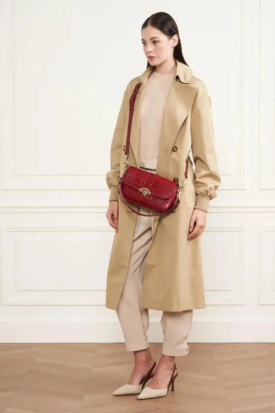Sac Baguette Lancaster Exotic Croco CN 524-96 - Melisac