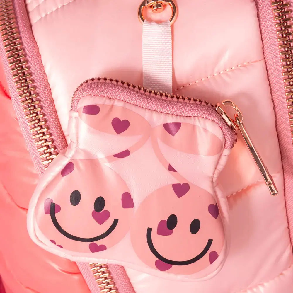Sac à Dos Jeune Premier Bobbie "Puffer Pink" - Melisac