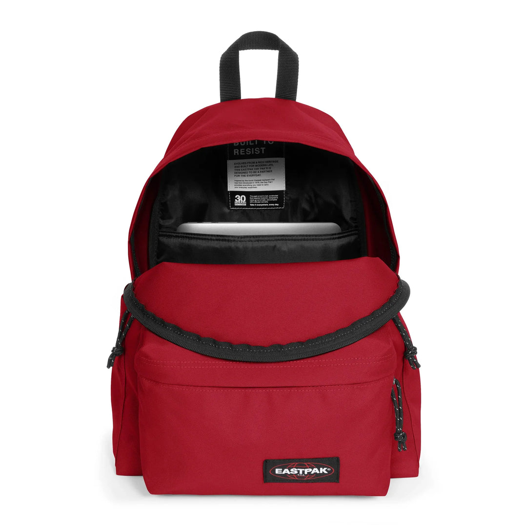 Sac à dos Day Pakr Scarlet Red rouge avec compartiments gourdeet ordinateur Eastpak