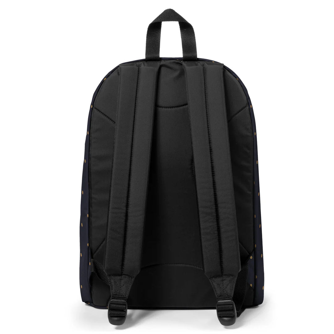 Sac à dos bleu à pois dorés Out of Office Dots Marine Gold Eastpak