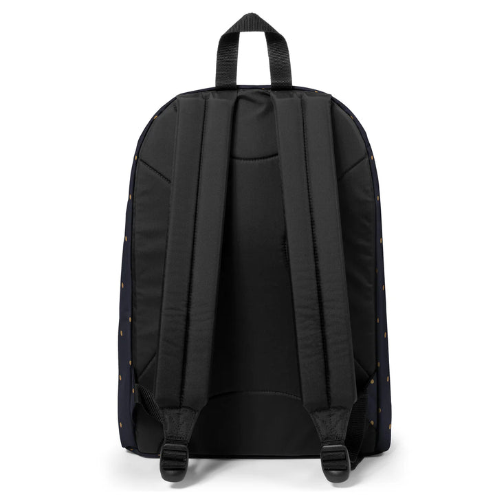 Sac à dos bleu à pois dorés Out of Office Dots Marine Gold Eastpak