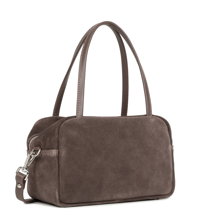 Sac à main en velours marron Suede IT  Lancaster 480-088 