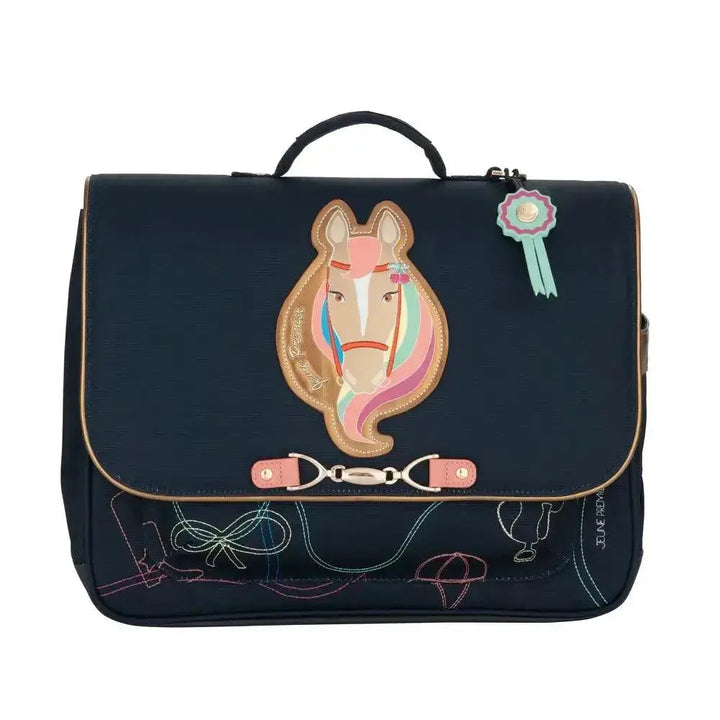 Cartable Jeune Premier Cavalier Couture 38 cm - Melisac