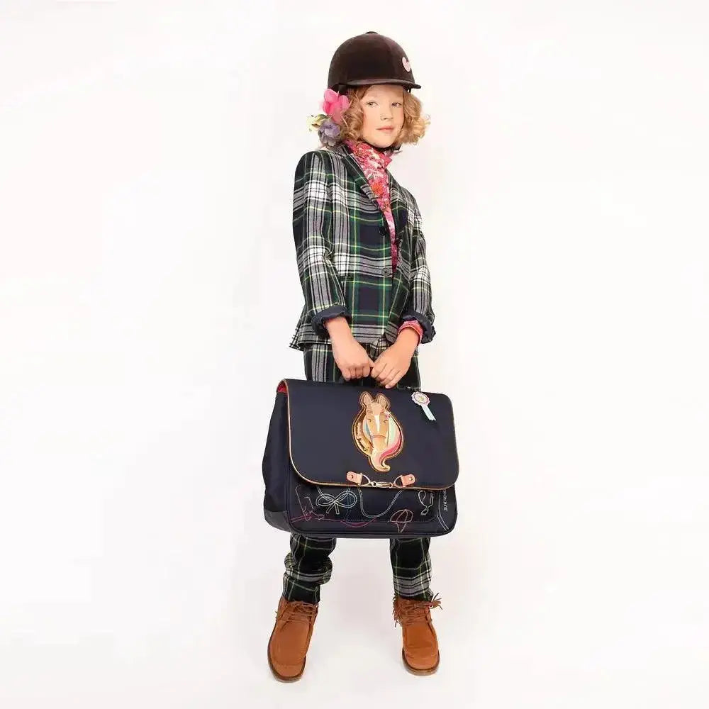 Cartable Jeune Premier Cavalier Couture 38 cm - Melisac