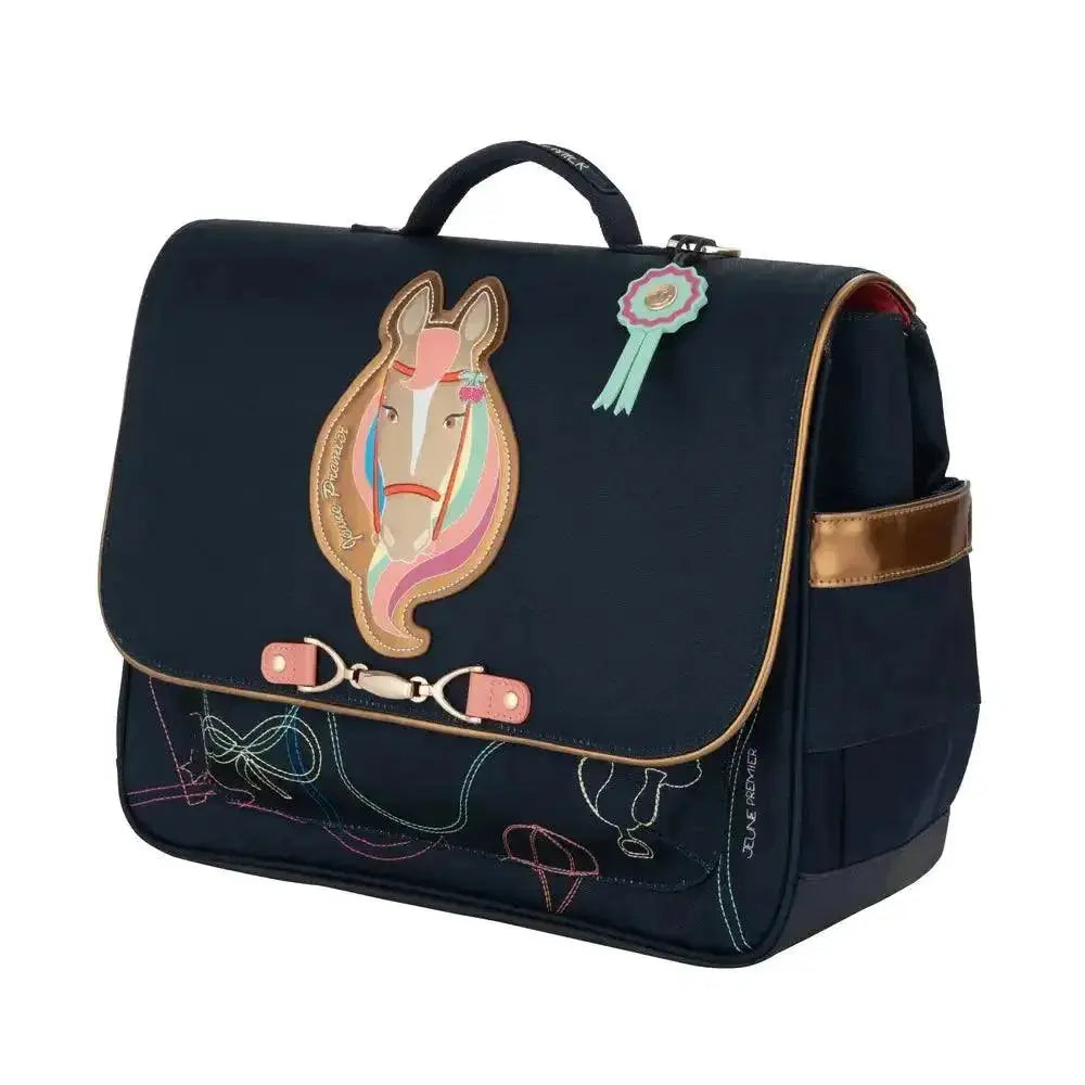 Cartable Jeune Premier Cavalier Couture 38 cm - Melisac