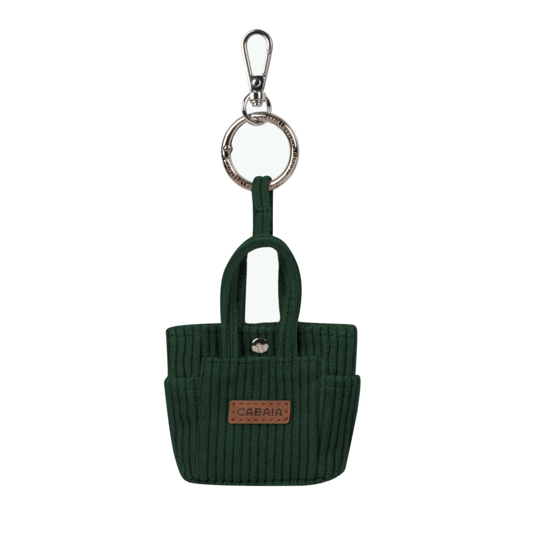 Charms Sac Chic en velours côtelé vert Bremen Cabaia