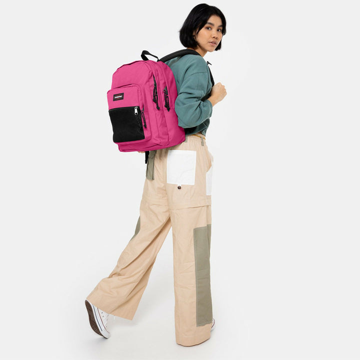 Sac à dos rose Pinnacle pour filles au collège Eastpak