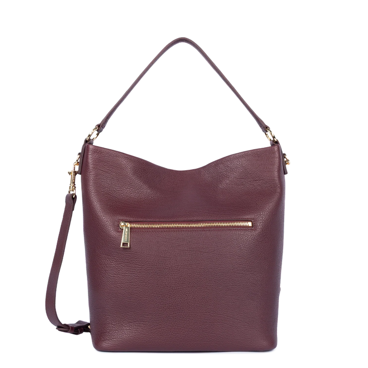 Grand Sac Seau en cuir marron Lancaster 529-99