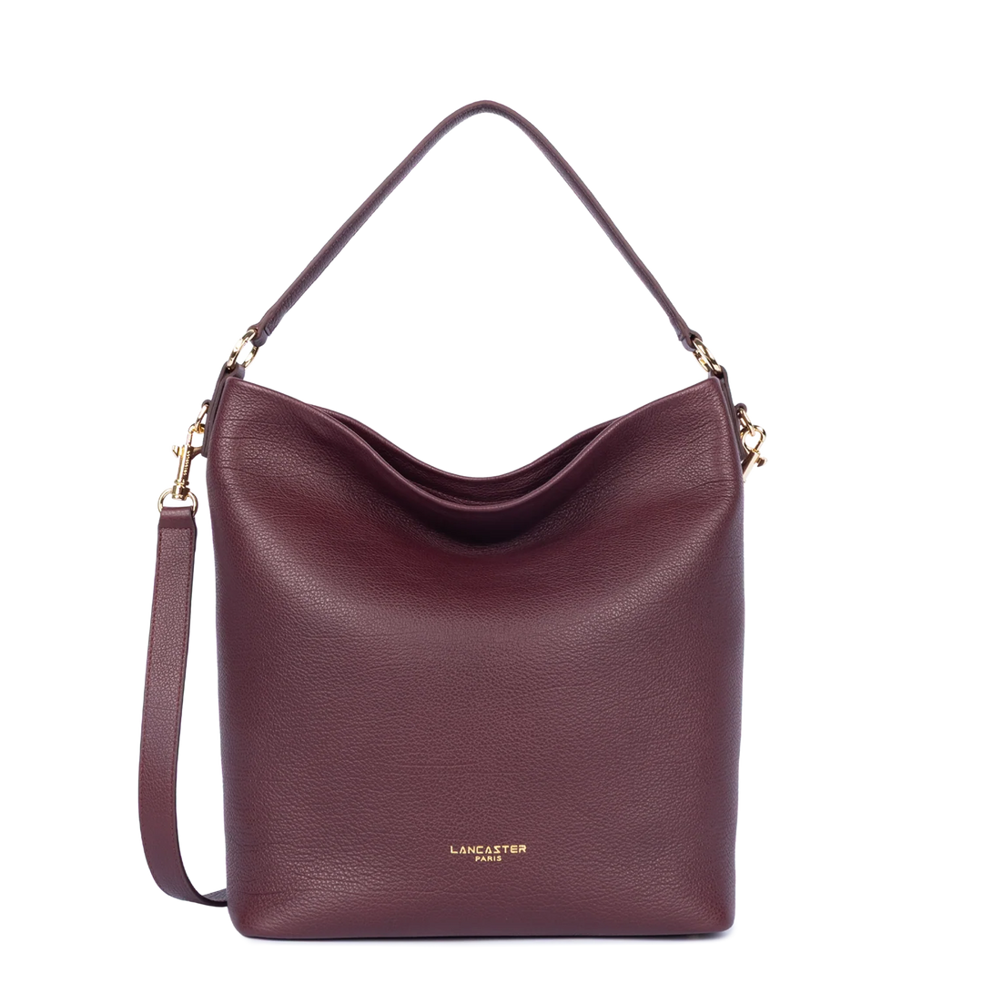 Grand Sac Seau en cuir marron Lancaster 529-99