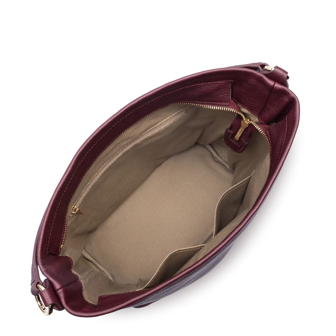 Grand Sac Seau en cuir marron Lancaster 529-99
