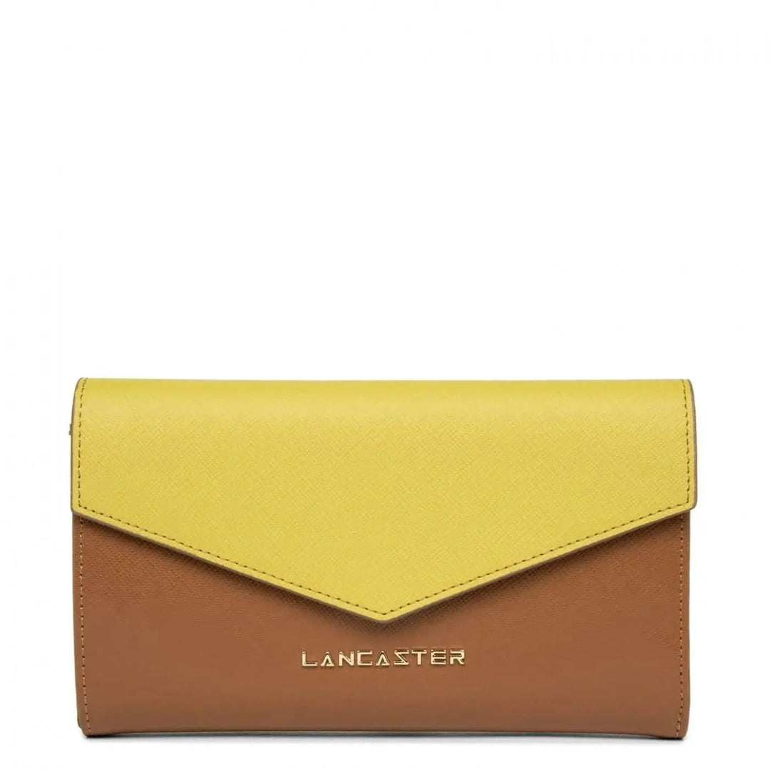 Portefeuille compagnon Lancaster Saffiano Signature 127-03 - Melisac