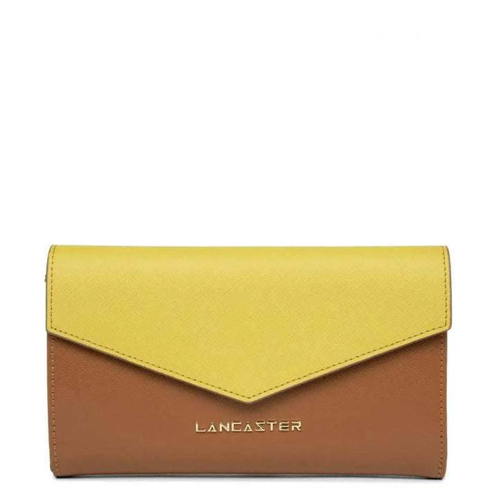 Portefeuille compagnon Lancaster Saffiano Signature 127-03 - Melisac