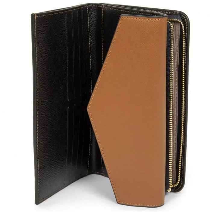 Portefeuille compagnon Lancaster Saffiano Signature 127-03 - Melisac