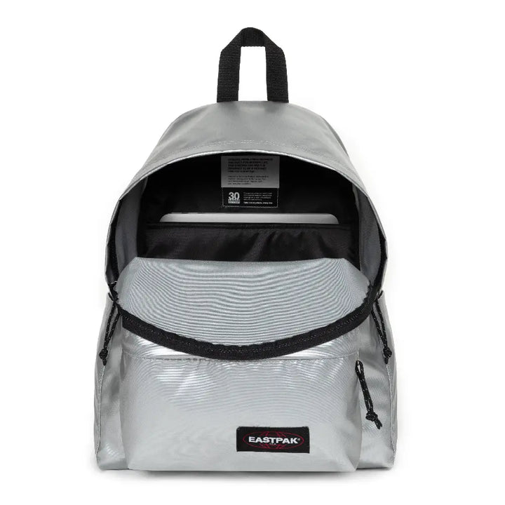 Sac à dos scolaire Day Pak'r Space Silver argenté Eastpak compartiment ordinateur