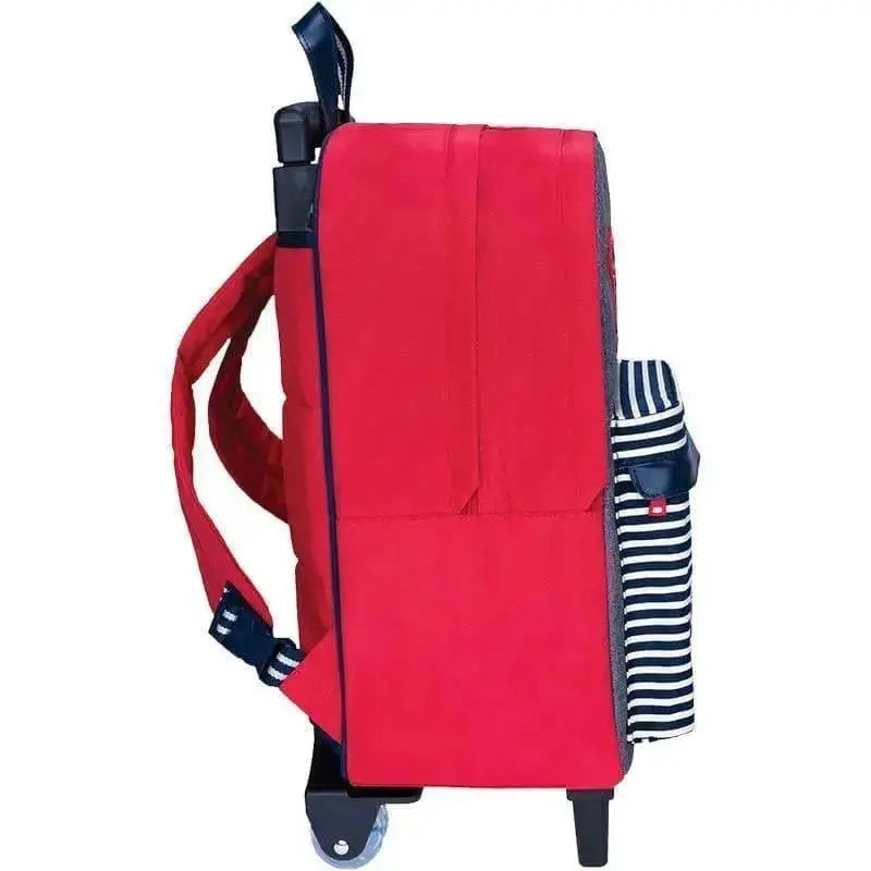 Sac à dos roulettes Tann's Chiné Teddy Gris - Melisac
