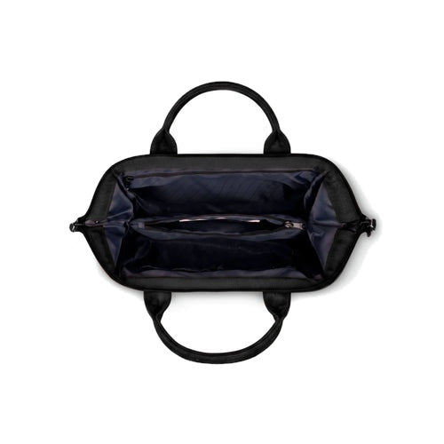 Petit sac bandoulière crossbody small en velours noir Neilton Cabaia