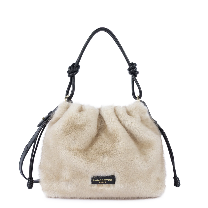 Sac besace en fourure blanc Lancaster 518-088