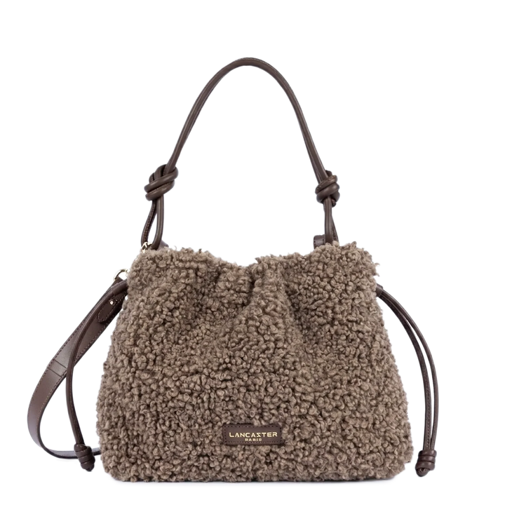 Sac besace en fourure blanc Lancaster 518-088