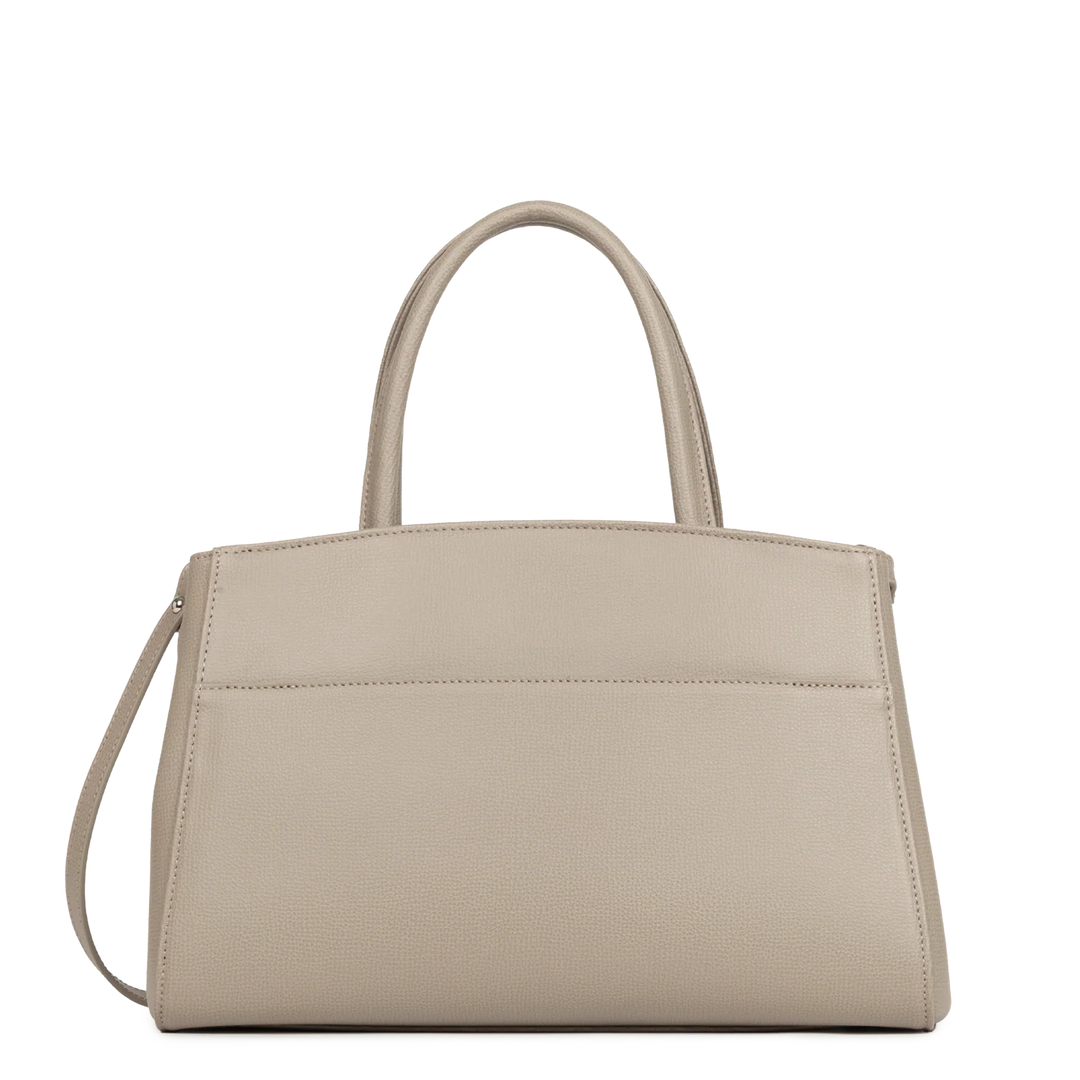 Sac à main en cuir beige Lancaster Sierra FR 433-011 pour femmes