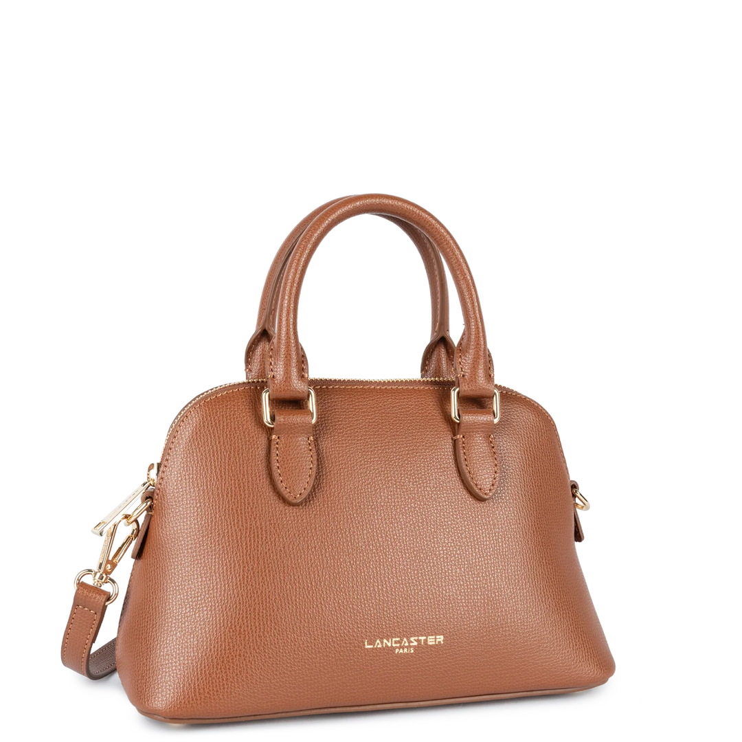 Sac à main demi lune en cuir camel Sierra Jia Lancaster 538-002