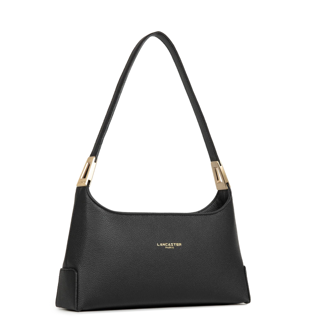 Sac à main en cuir noir Lancaster Lychee Ace 422-039 