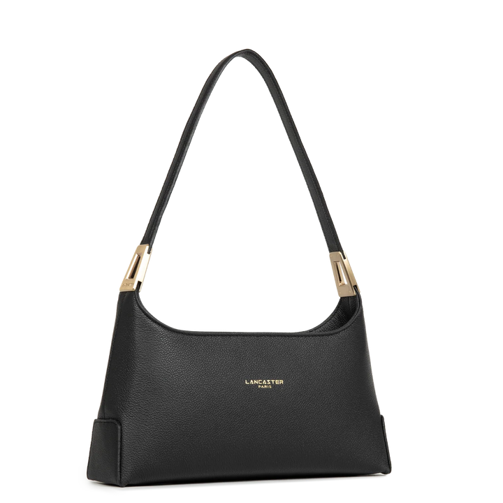 Sac à main en cuir noir Lancaster Lychee Ace 422-039 