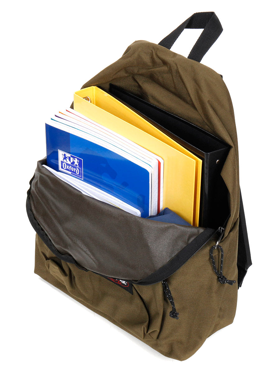 Sac à dos Padded Pak'r vers kaki pour les cours au collège Eastpak