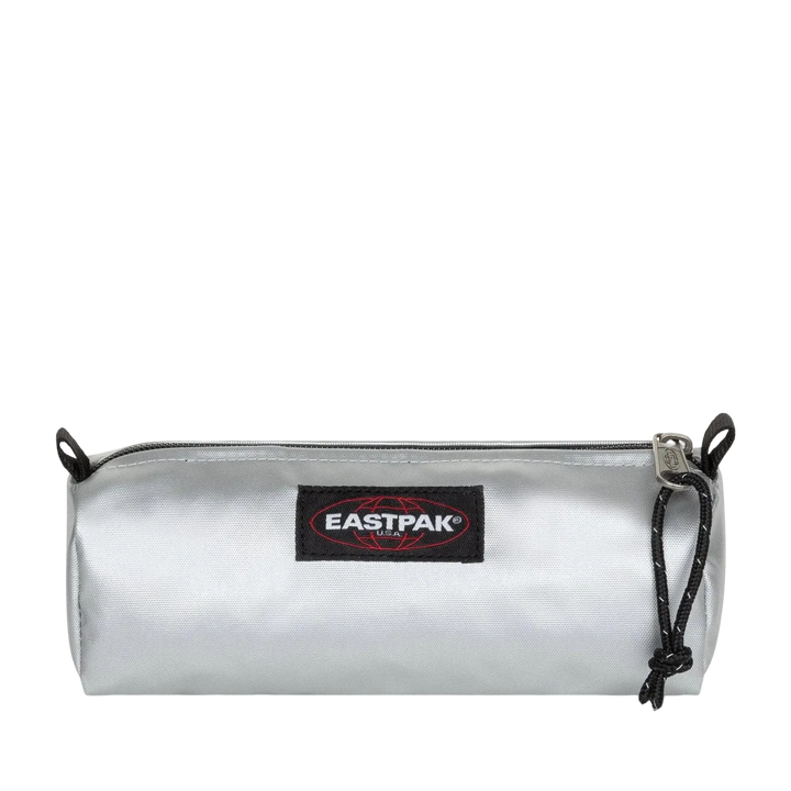 Trousse Eastpak argentée pour la primaire, college lycée