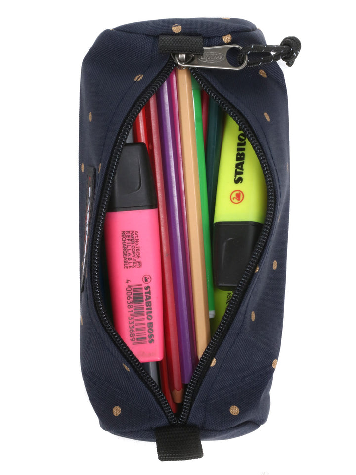 Trousse bleu à pois  Benchmark Dots Marine Gold Eastpak